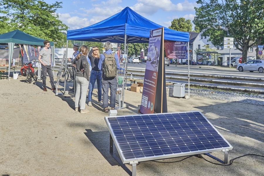 Ausbau von Solarenergie mit der ganzen Stadt