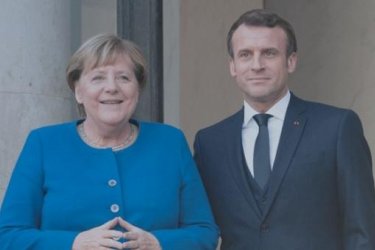 Emmanuelle Macron et Angela Merkel