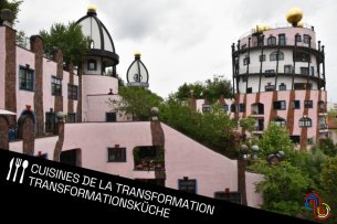 Bild vom Hundertwasserhaus in Magdeburg