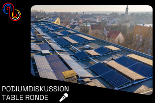 Podiumdiskussion - Bild von Solarpaneele